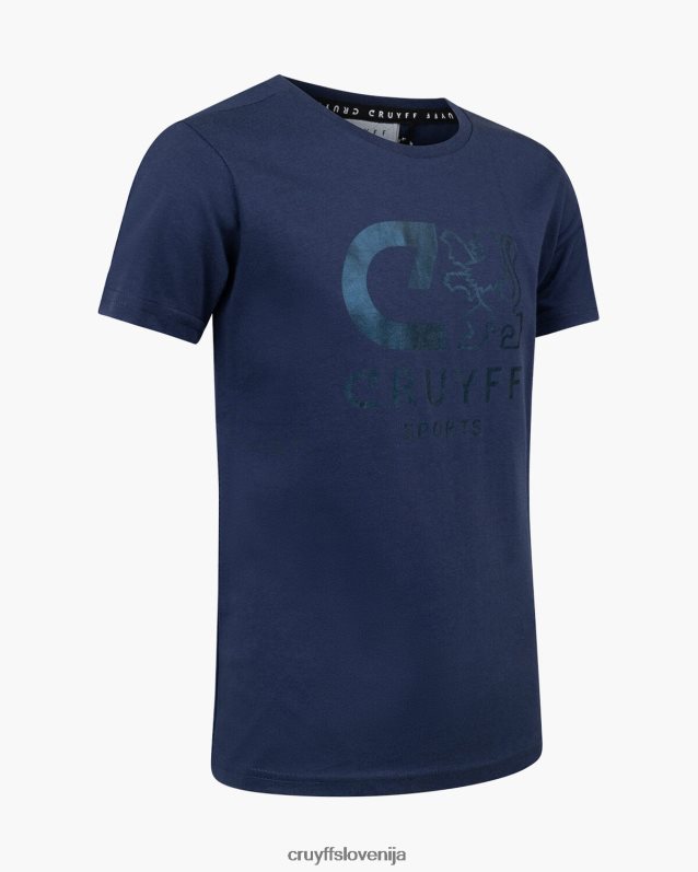 majica s kratkimi rokavi ojačevalna majica Cruyff 8BPFJV64 moški kraljevsko modra