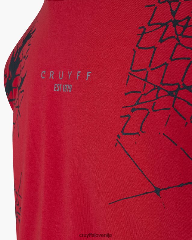 majica s kratkimi rokavi rafael majica Cruyff 8BPFJV396 moški rdeča