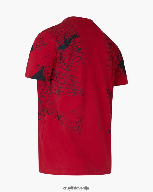 majica s kratkimi rokavi rafael majica Cruyff 8BPFJV396 moški rdeča