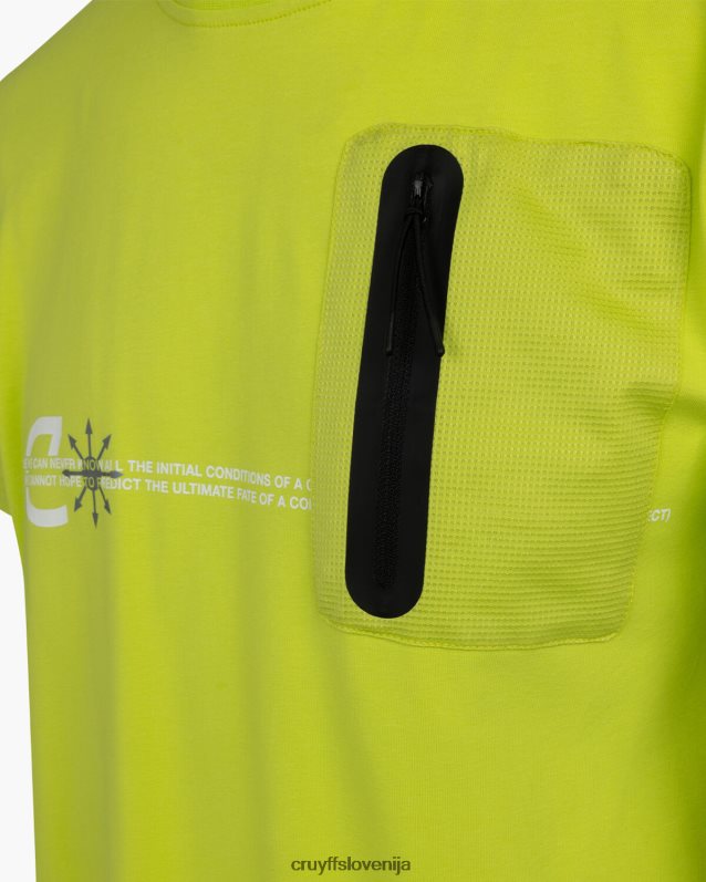 majica s kratkimi rokavi ray tee Cruyff 8BPFJV204 moški apno