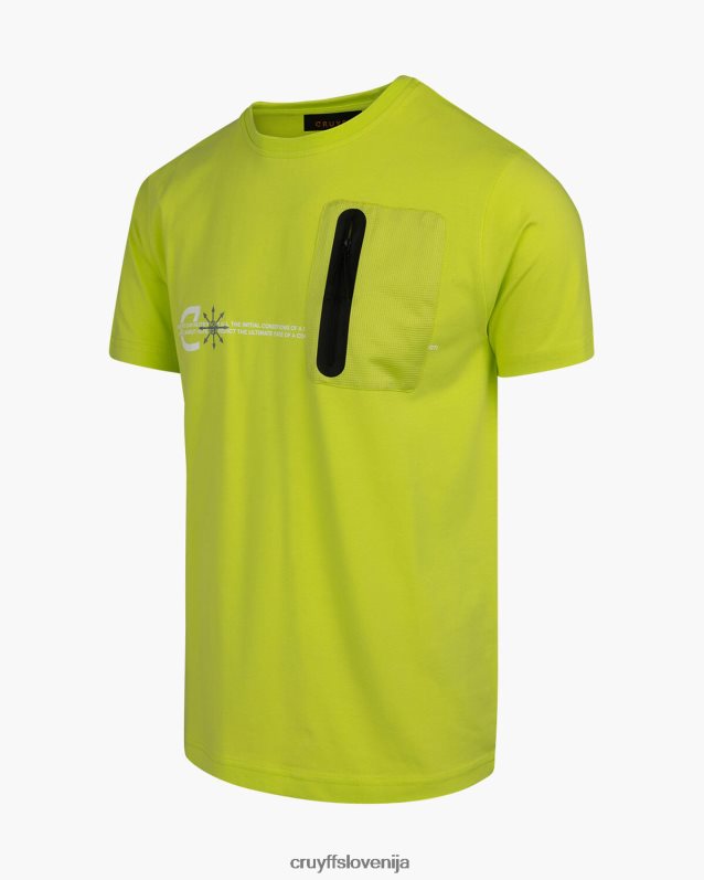 majica s kratkimi rokavi ray tee Cruyff 8BPFJV204 moški apno