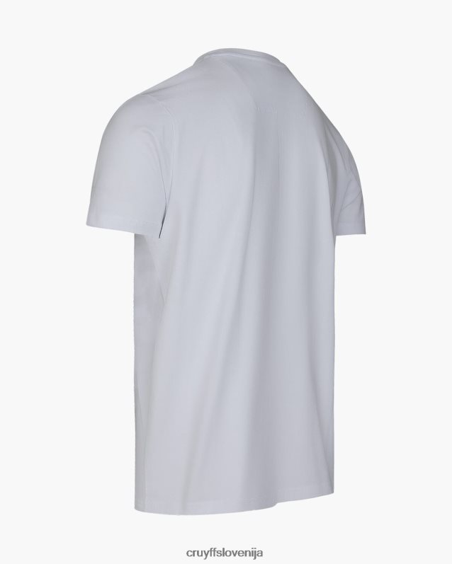 majica s kratkimi rokavi ray tee Cruyff 8BPFJV205 moški bela