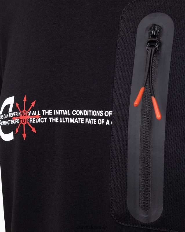 majica s kratkimi rokavi ray tee Cruyff 8BPFJV213 moški Črna