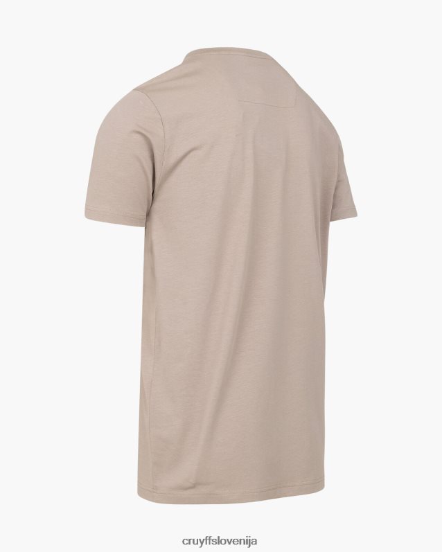 majica s kratkimi rokavi rick tee Cruyff 8BPFJV106 moški pesek