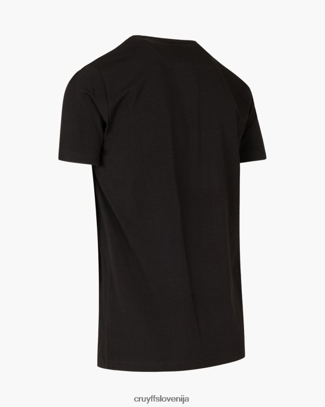 majica s kratkimi rokavi rick tee Cruyff 8BPFJV107 moški Črna