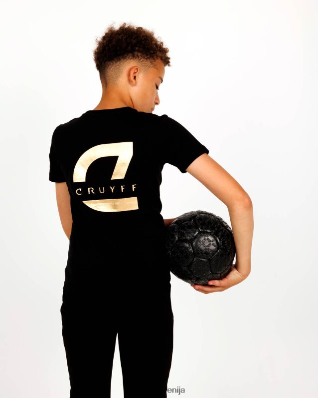 majica s kratkimi rokavi roan tee Cruyff 8BPFJV1140 moški zlato