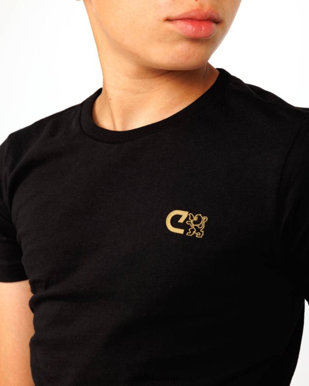 majica s kratkimi rokavi roan tee Cruyff 8BPFJV1140 moški zlato