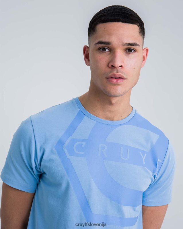majica s kratkimi rokavi saul majica s kratkimi rokavi Cruyff 8BPFJV891 moški modra