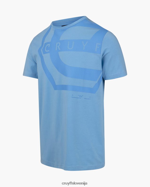 majica s kratkimi rokavi saul majica s kratkimi rokavi Cruyff 8BPFJV891 moški modra