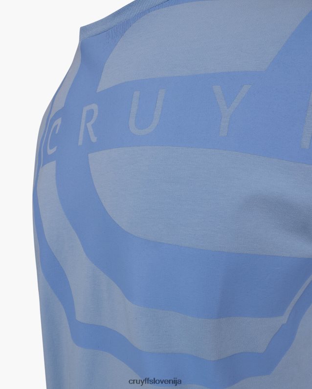majica s kratkimi rokavi saul majica s kratkimi rokavi Cruyff 8BPFJV891 moški modra