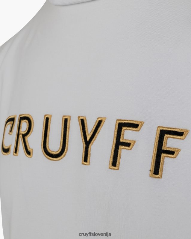 majica s kratkimi rokavi sem tee Cruyff 8BPFJV392 moški bela