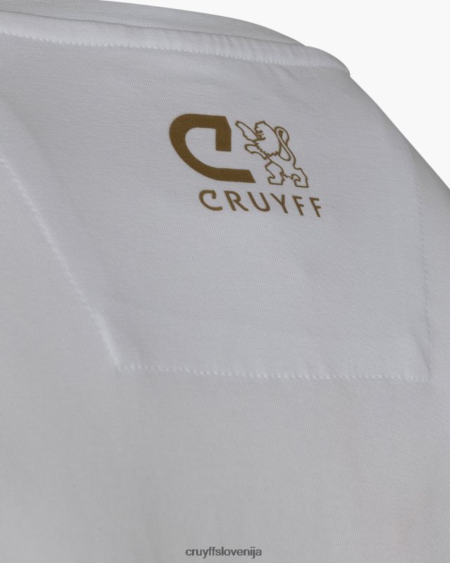 majica s kratkimi rokavi sem tee Cruyff 8BPFJV392 moški bela
