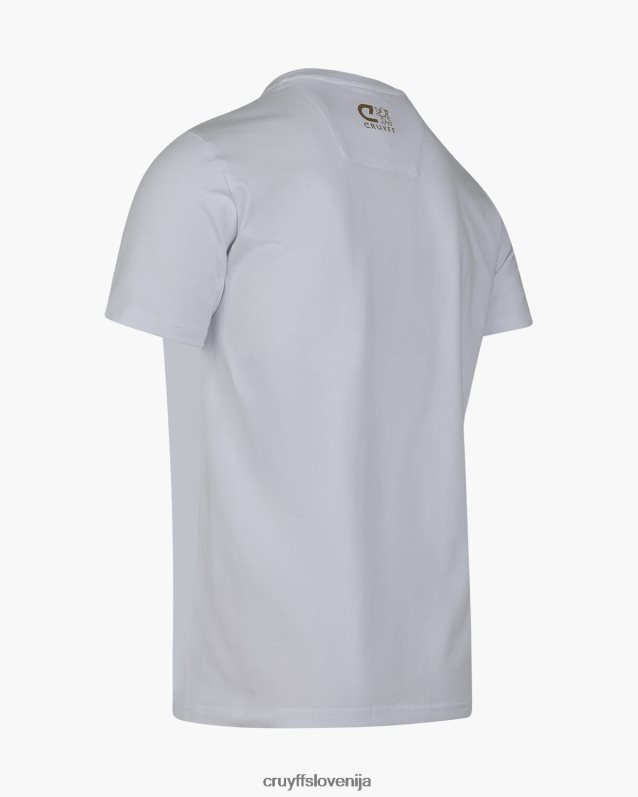 majica s kratkimi rokavi sem tee Cruyff 8BPFJV392 moški bela