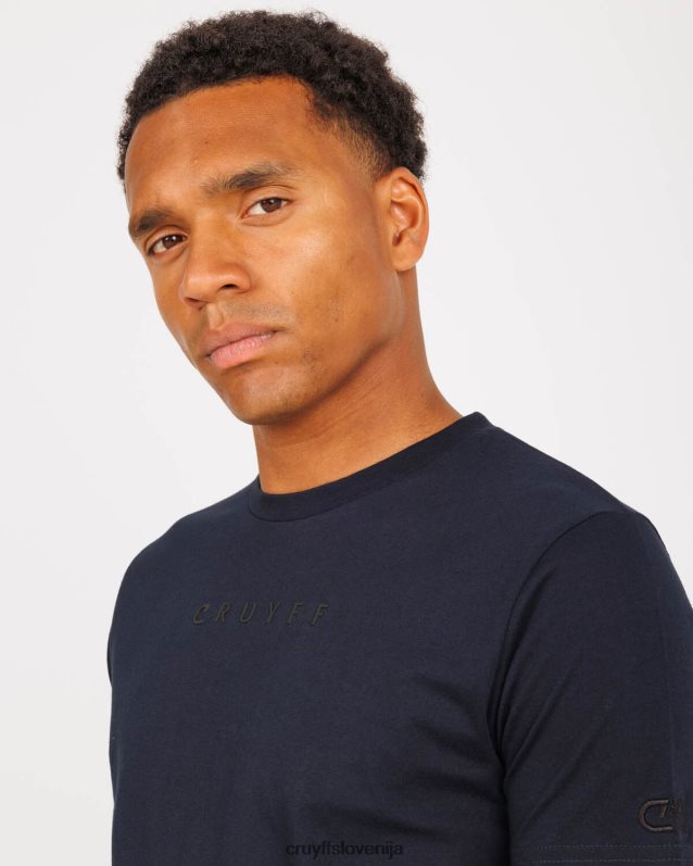 majica s kratkimi rokavi set tee Cruyff 8BPFJV604 moški mornarica