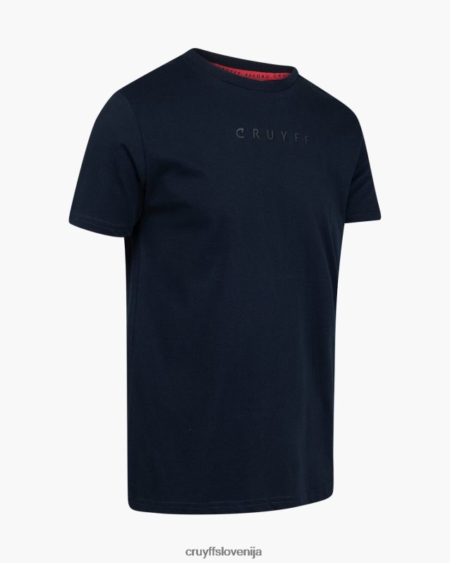 majica s kratkimi rokavi set tee Cruyff 8BPFJV604 moški mornarica