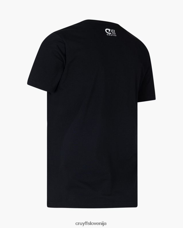 majica s kratkimi rokavi stadionska majica Cruyff 8BPFJV1311 moški Črna