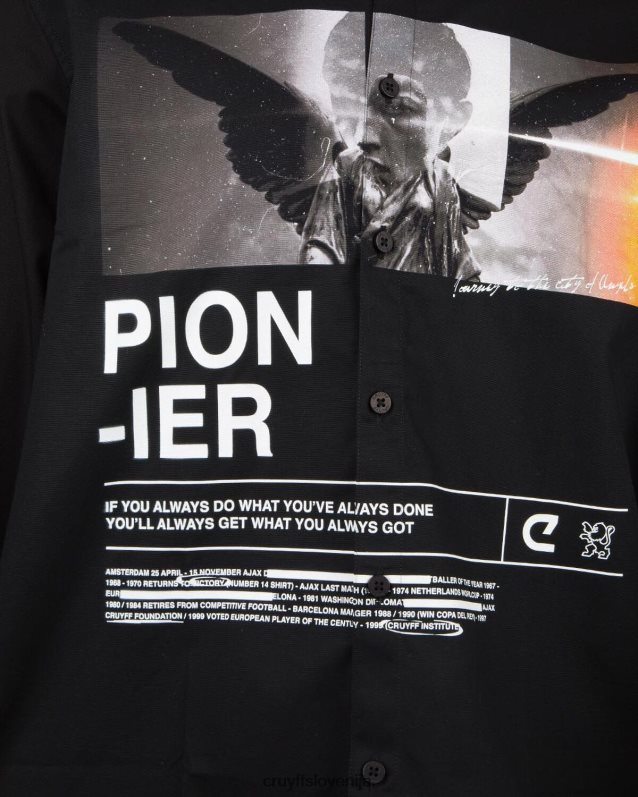 majica siva potiskana majica Cruyff 8BPFJV888 moški Črna