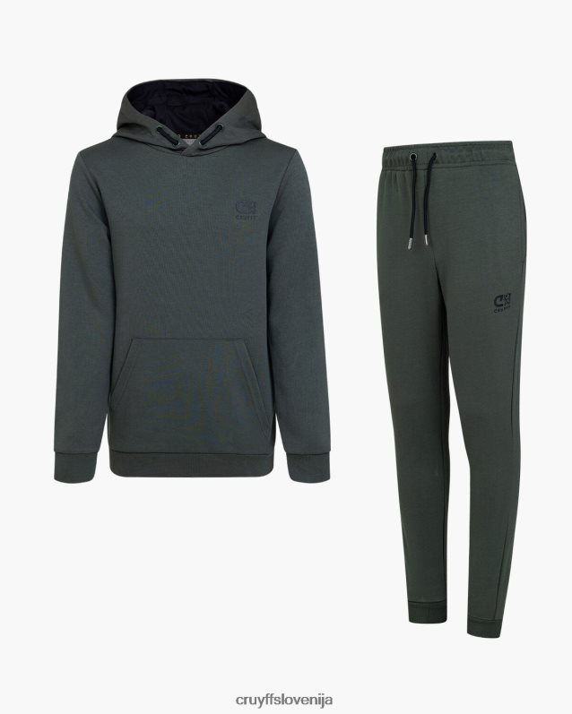 obleke denverska obleka Cruyff 8BPFJV1202 mlajši temno zelena