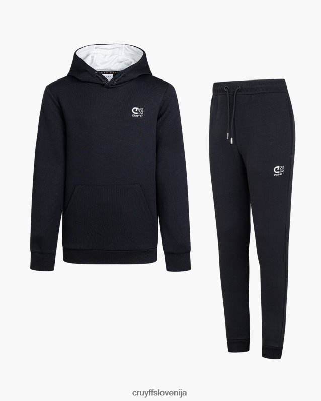 obleke denverska obleka Cruyff 8BPFJV1205 mlajši Črna