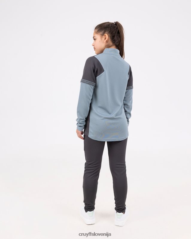 obleke drsna obleka Cruyff 8BPFJV1117 mlajši modra/siva