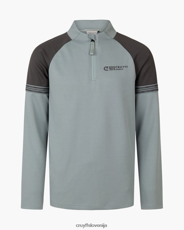 obleke drsna obleka Cruyff 8BPFJV1117 mlajši modra/siva