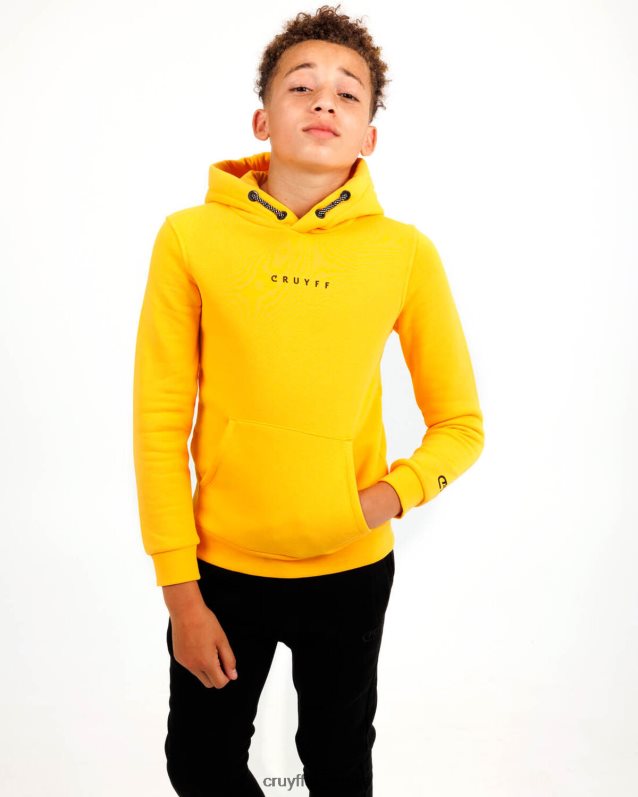 obleke joaquim obleka Cruyff 8BPFJV1178 mlajši jantarno rumena/črna