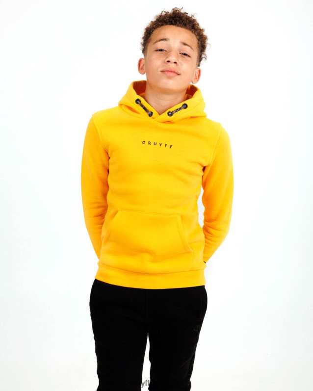 obleke joaquim obleka Cruyff 8BPFJV1178 mlajši jantarno rumena/črna