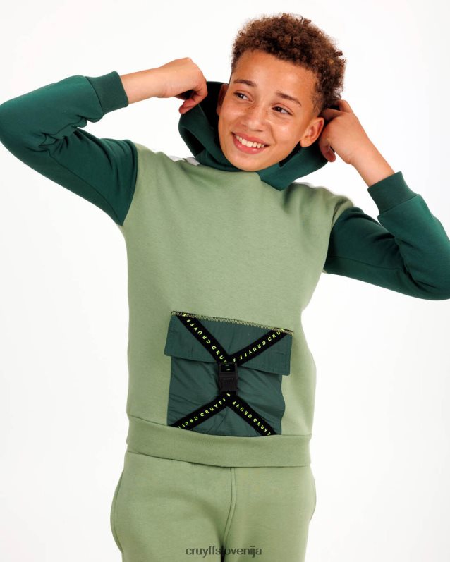 obleke kapuco obleke za striženje Cruyff 8BPFJV1163 mlajši zelena