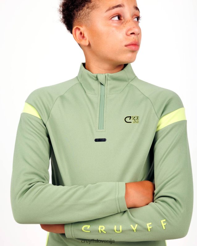 obleke kotna obleka Cruyff 8BPFJV1124 mlajši zelena