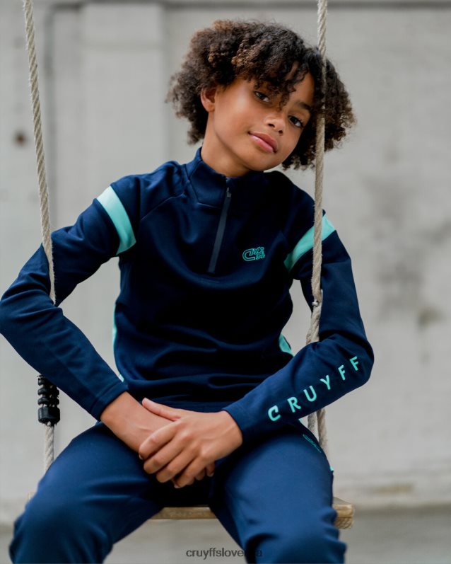 obleke kotna obleka Cruyff 8BPFJV1125 mlajši mornarica