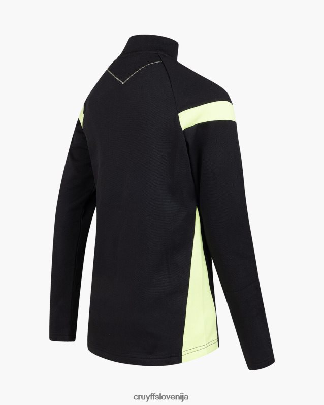 obleke kotna obleka Cruyff 8BPFJV1135 mlajši črna/zelena