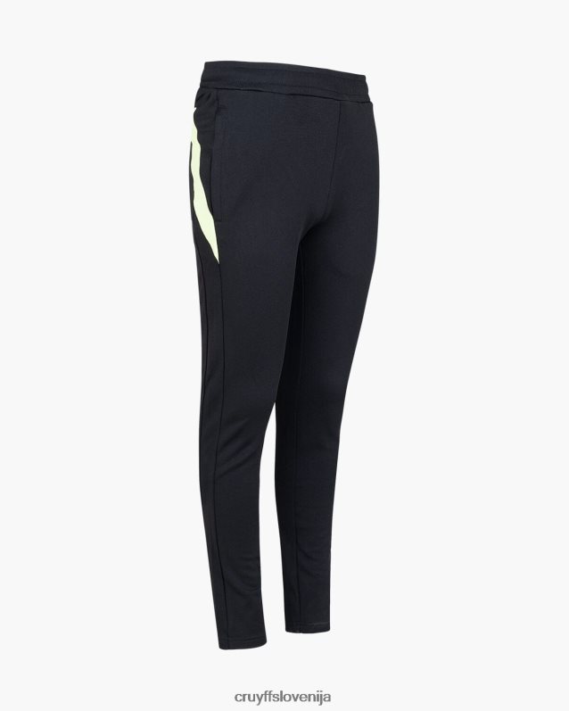 obleke kotna obleka Cruyff 8BPFJV1135 mlajši črna/zelena