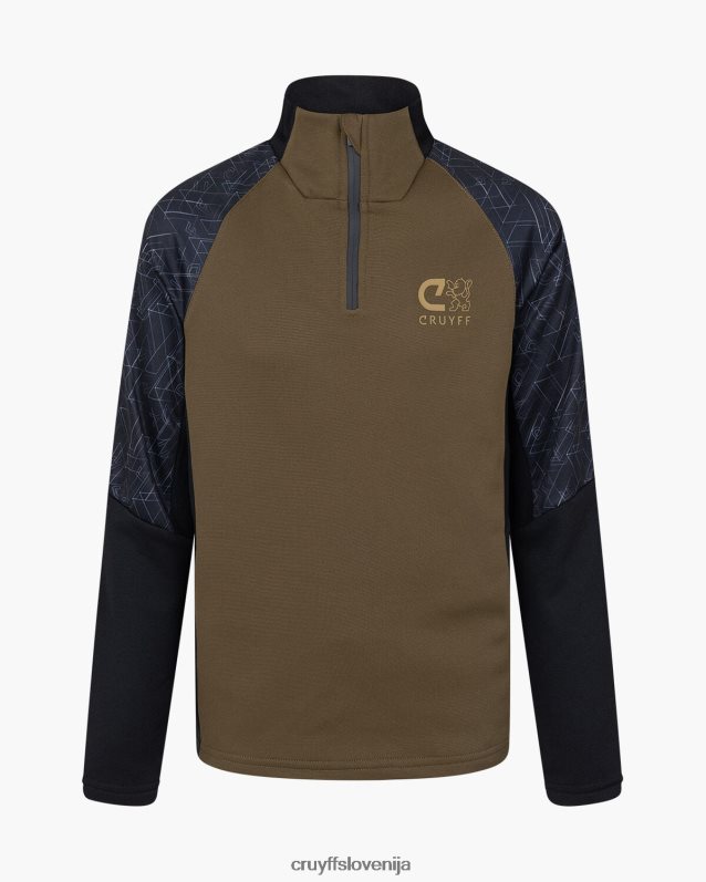 obleke kotna obleka Cruyff 8BPFJV1199 mlajši zelena/črna