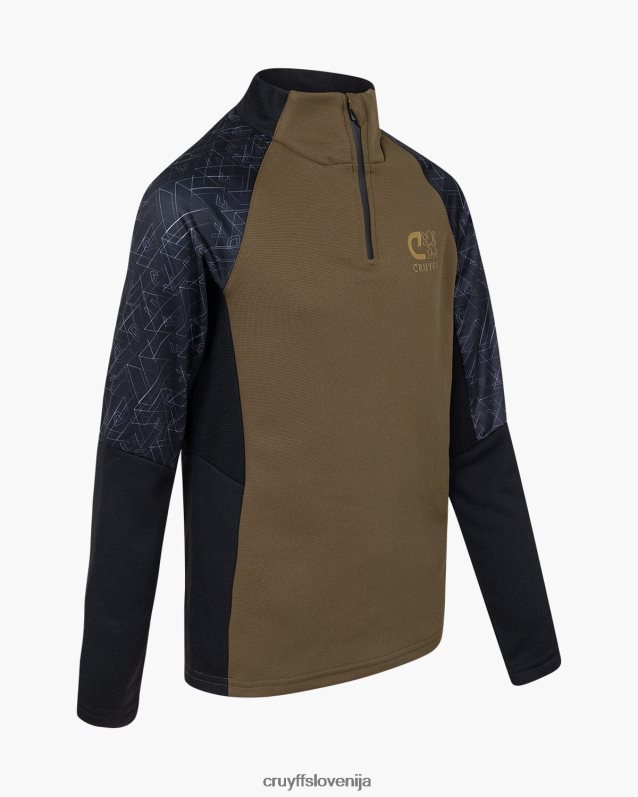 obleke kotna obleka Cruyff 8BPFJV1199 mlajši zelena/črna