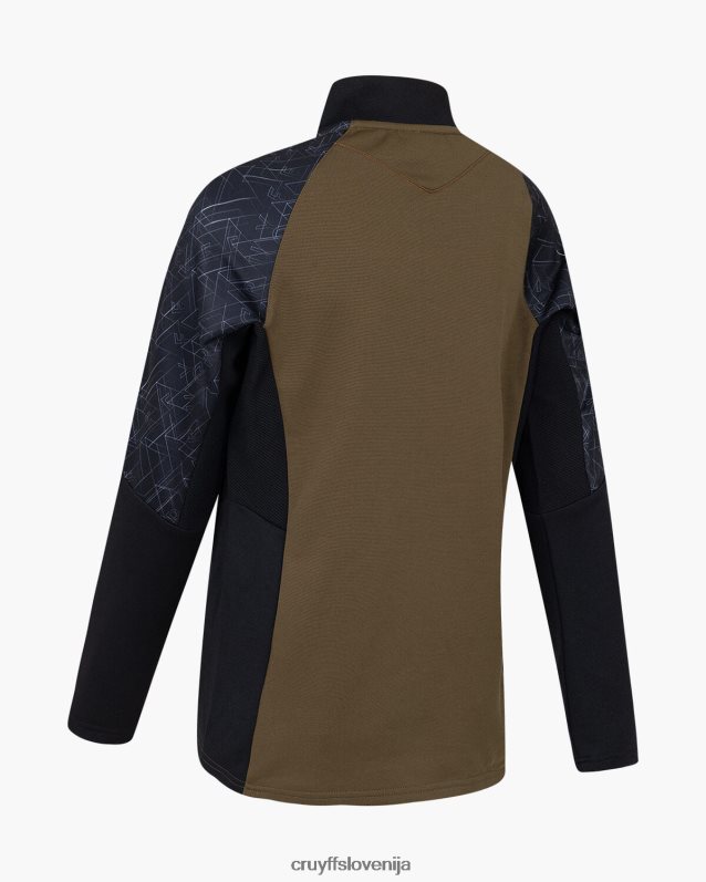 obleke kotna obleka Cruyff 8BPFJV1199 mlajši zelena/črna