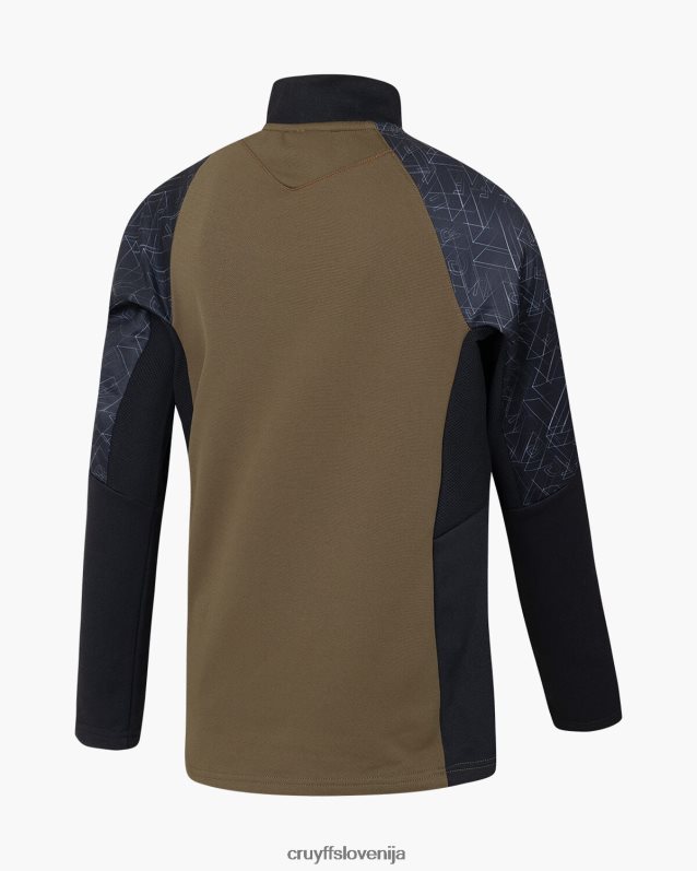 obleke kotna obleka Cruyff 8BPFJV1199 mlajši zelena/črna