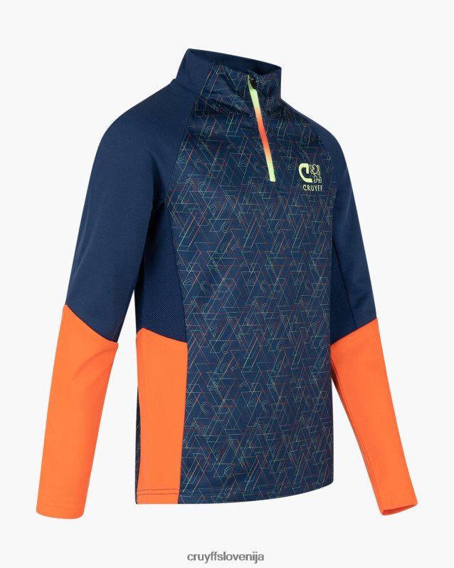 obleke kotna obleka Cruyff 8BPFJV1200 mlajši mornarsko/oranžna