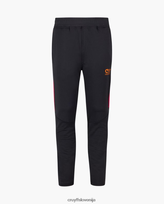 obleke kotna obleka Cruyff 8BPFJV1326 mlajši črna/rdeča