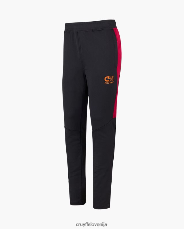 obleke kotna obleka Cruyff 8BPFJV1326 mlajši črna/rdeča