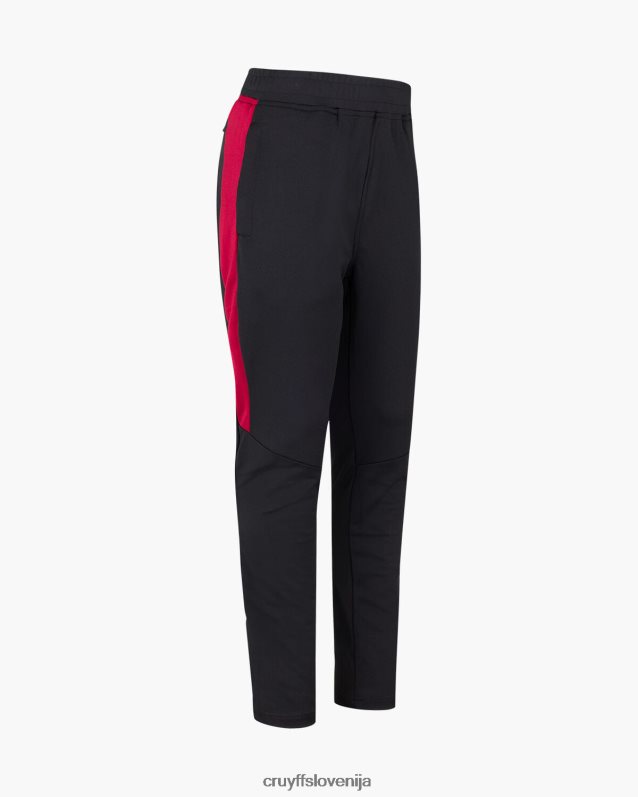 obleke kotna obleka Cruyff 8BPFJV1326 mlajši črna/rdeča