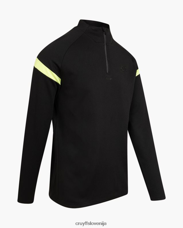 obleke kotna obleka Cruyff 8BPFJV409 moški črna/zelena