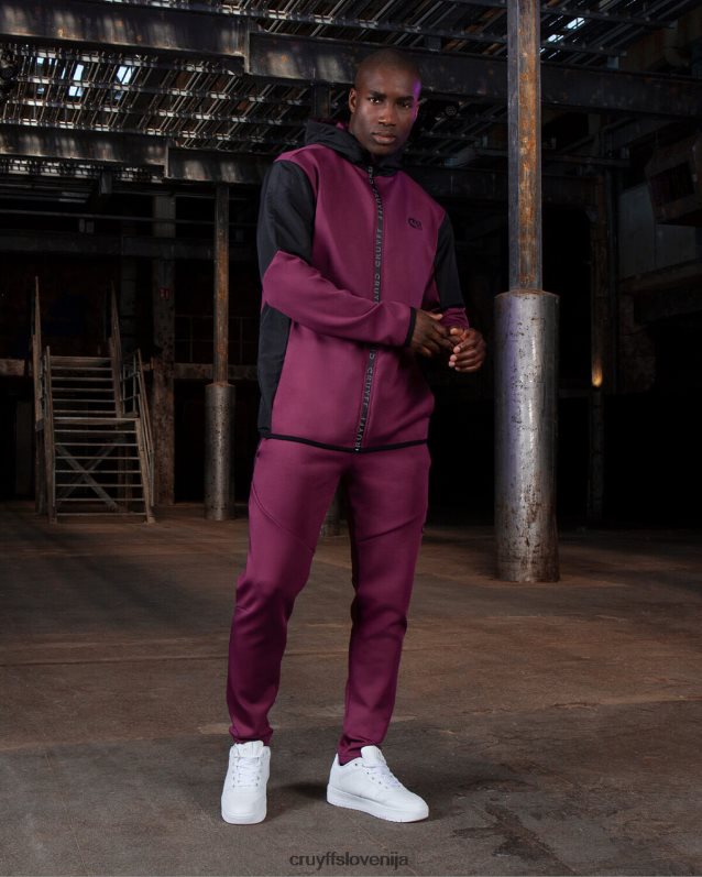 obleke križna obleka Cruyff 8BPFJV551 moški Bordeaux