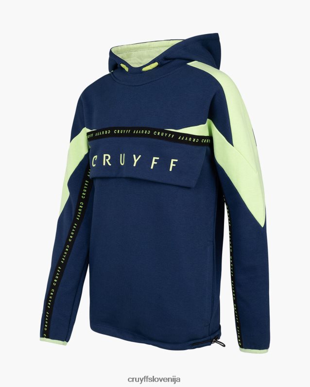 obleke razdeljena obleka Cruyff 8BPFJV1197 mlajši mornarsko/rumena