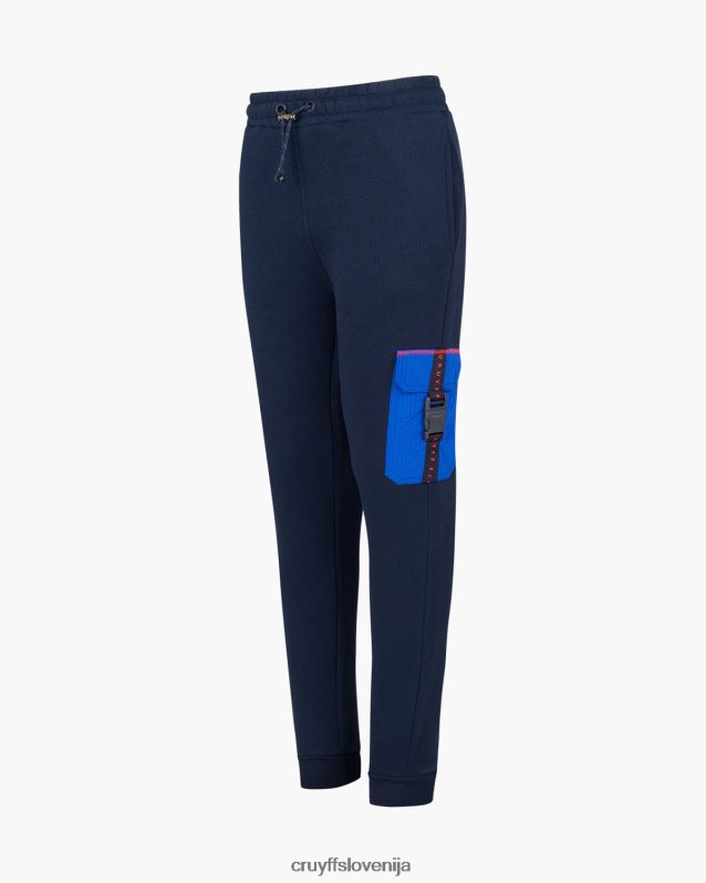 obleke strižna obleka z okroglim izrezom Cruyff 8BPFJV1157 mlajši mornarsko modra