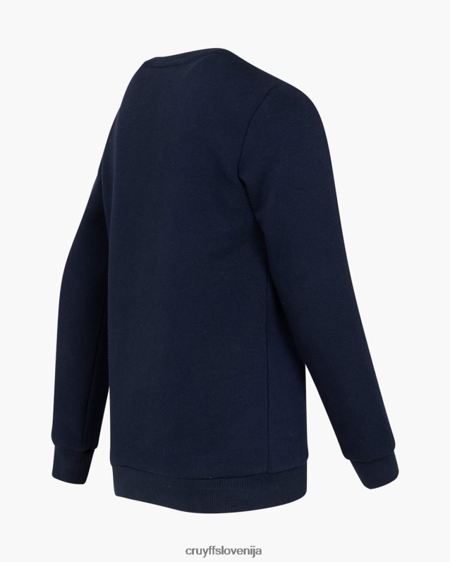 obleke strižna obleka z okroglim izrezom Cruyff 8BPFJV1157 mlajši mornarsko modra