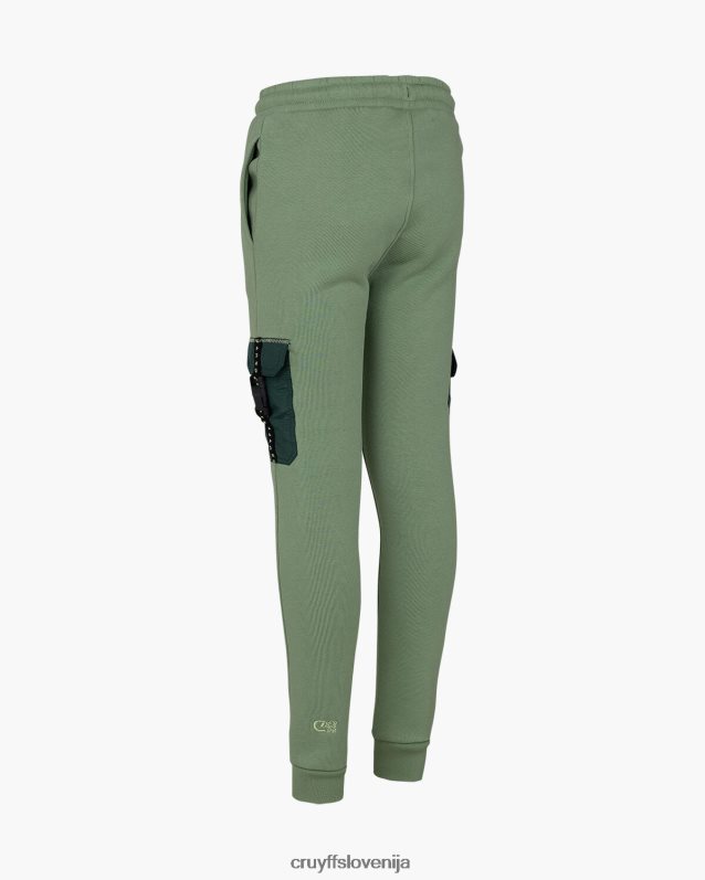 obleke strižna obleka z okroglim izrezom Cruyff 8BPFJV1158 mlajši zelena