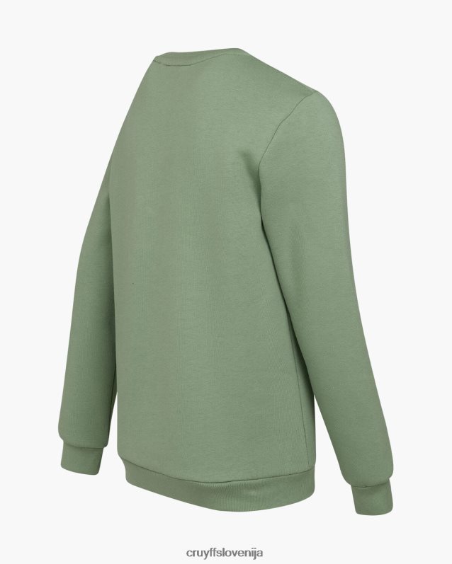 obleke strižna obleka z okroglim izrezom Cruyff 8BPFJV1158 mlajši zelena