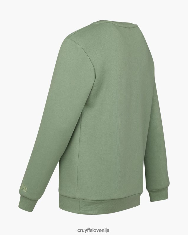 obleke strižna obleka z okroglim izrezom Cruyff 8BPFJV1158 mlajši zelena