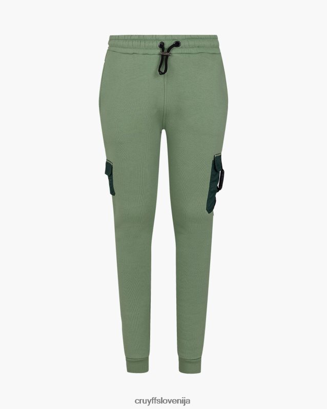 obleke strižna obleka z okroglim izrezom Cruyff 8BPFJV1158 mlajši zelena