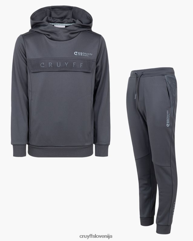 obleke urlikajoča obleka Cruyff 8BPFJV1088 mlajši temno siva